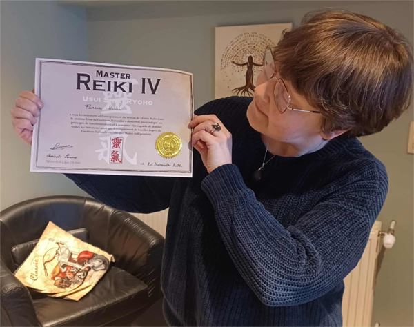 Diplôme de Maître Reiki USUI de niveau IV